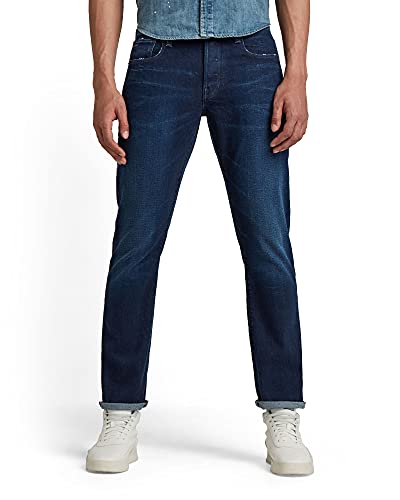 G-Star Raw 3301 Regular Straight Jeans Hombre, Azul Worn In Ultramarine 51002-C052-C236 , 27w 30l G-Star Raw 3301 Regular Straight Jeans Hombre, Azul Worn In Ultramarine 51002-C052-C236 , 27w 30l
