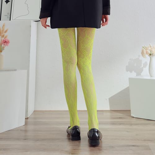 Image of Sahabowi Fishnet Pantyhose For Women Sheer High Waist Tights Control Top Mesh Stockings, Pantyhose12
