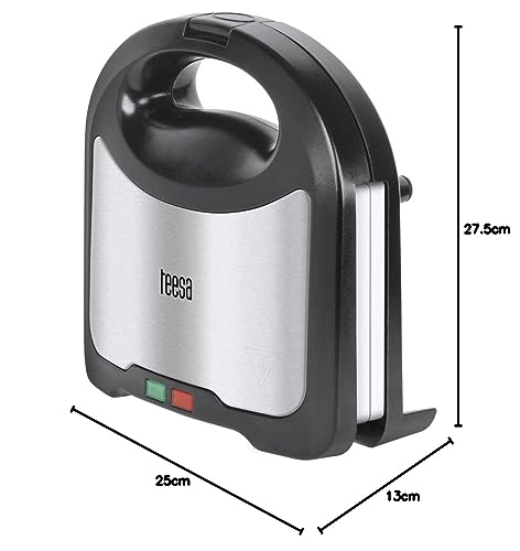 teesa toiletmaker TSA3222 met keramische plATEN zilver/zwart - Afbeelding 6