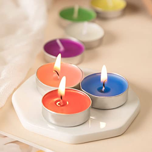 100 Pcs Aluminum Tea Lights Cups, Metal Tea Light Tins With 100 Pcs Candle Wicks Empty Candle Jars Candle Containers Candle Mold For Diy Candles Making Supplies #TOP3