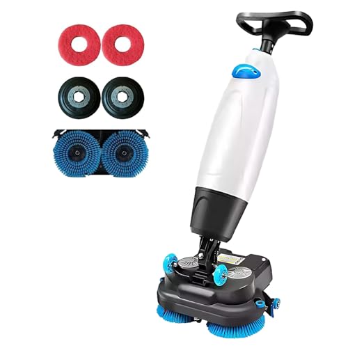 SEDAMORALLY Pulidora de Pisos Industrial y Lavadora Eléctrica Portátil, Ancho de Limpieza 17”,Eficiencia 12000 Pies²/H,Ideal para Espacios Comerciales Pequeños, Oficinas