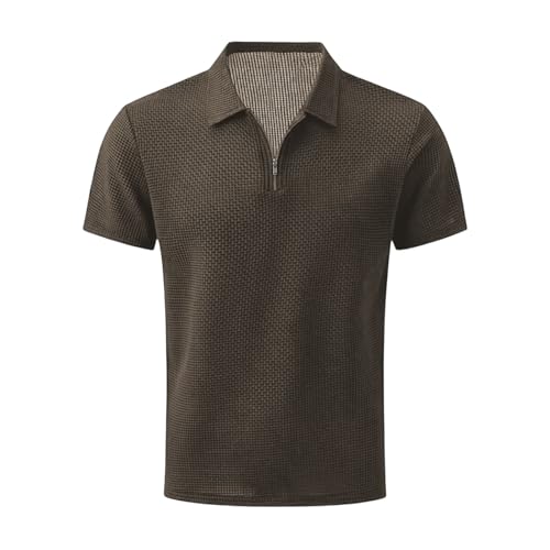 Polo homme coupe ajustée anti-transpiration tissu respirant été