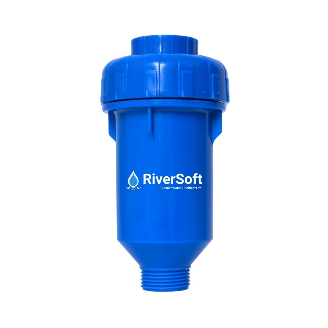 RiverSoft EBWF-04 EcoBlu Washing Machine Filter for Hard Water |Water Softener| Prevents Limescale & Protects Clothes | Easy Installation (Blue, Pack of 1)-image-25