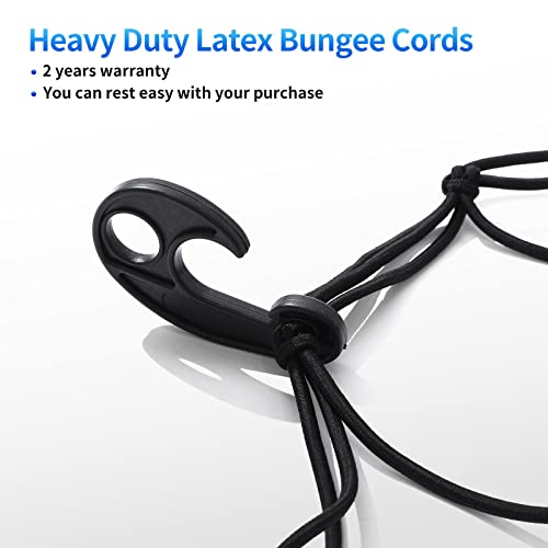 47"X 36" Cargo Net Bungee Nets Stretches To 80"X 60",Small Truck Bed Cargo Net For Cars Suvs,16 Adjustable Hooks, 4 Metal Carabiners-For Toyota & Tacoma Accessorie Short Bed Cargo Net #TOP6