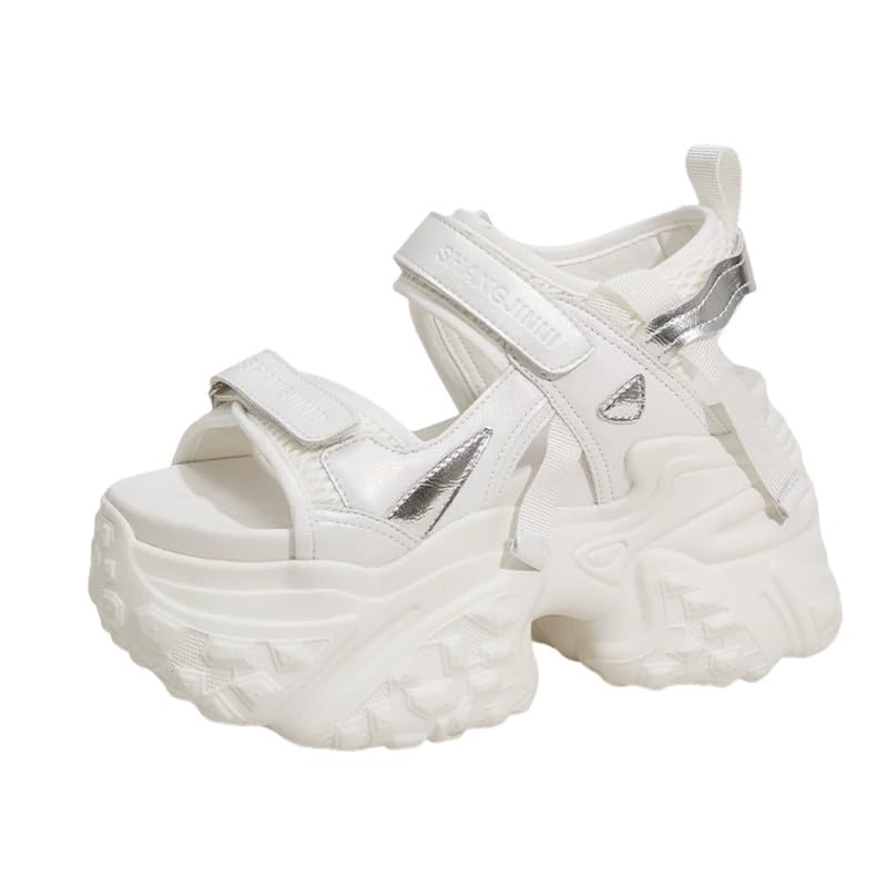 Platform Sandals | Thick Sole Beach Sports Shoes Women Lightweight Mesh Outdoor-image-32