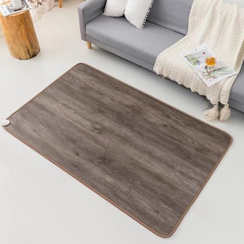 ポータブル暖房フロアマット、デスク下足元ヒーター、電気暖房エリアラグ、素早い暖かさ、省エネ室内暖房ラグ、自宅オフィス勉強部屋用(C,150*200CM)