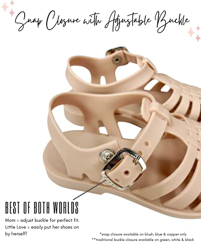 Lucky Love Toddler Mary Jane Shoes For Girls - Easy On & Off Jelly Shoes & Sandals For Toddler Girls #TOP4