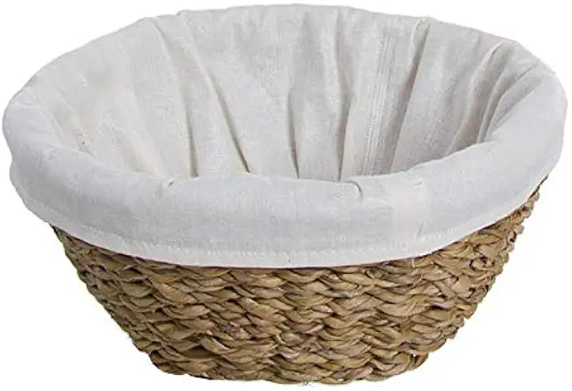 Cesta Panera de Mimbre 20 cm - Cesta de Vime Natural para Hogar