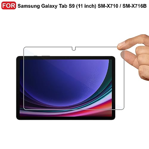 Image of CEDO Samsung Tab S9 (11 inch) Tempered Glass | Screen Protector Clear Tempered Glass for Samsung Galaxy Tab S9 (11 inch) SM-X710 / SM-X716B