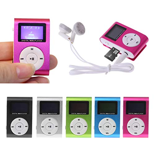 siwetg MX 801 Mini USB metalen clip Micro SD TF kaartsleuf LCD scherm muziek MP3-speler - Image 5