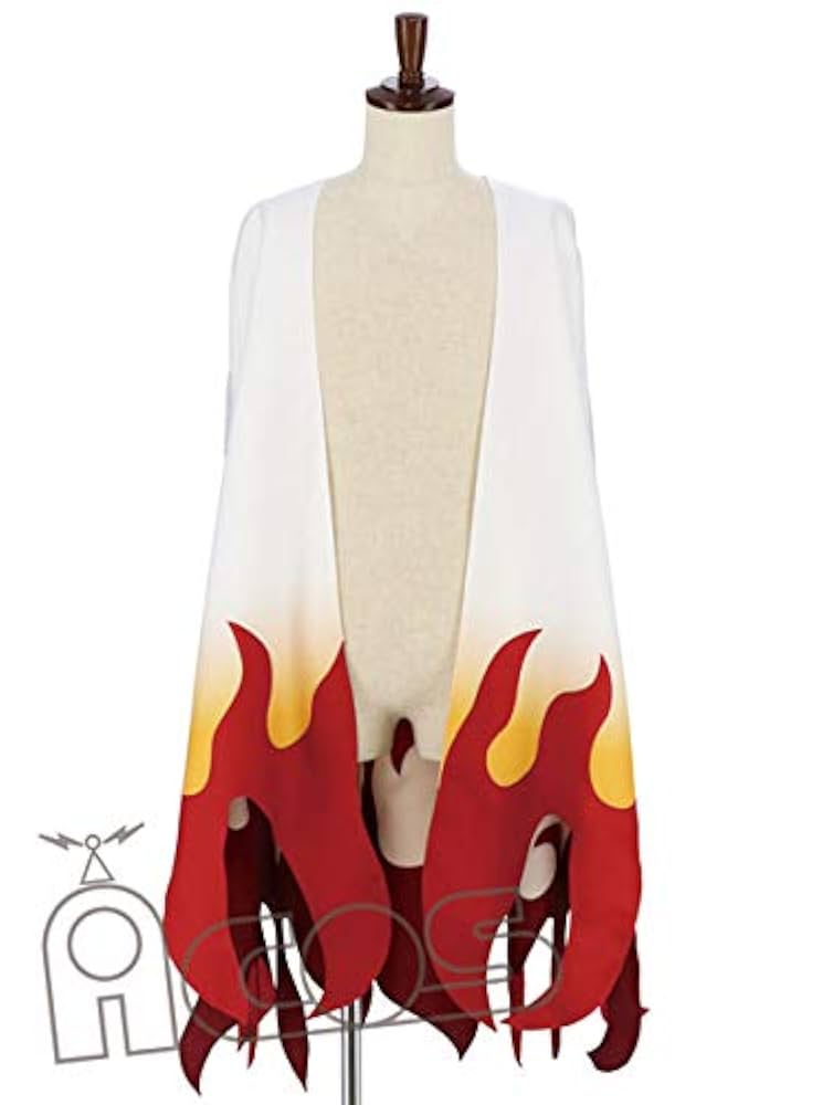 USJ   鬼滅の刃　煉獄 杏寿郎  大人羽織 駿河屋 -<中古>煉獄杏寿郎 羽織 ホワイト×レッド 大人サイズ