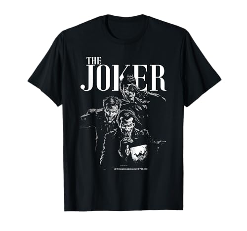 Retrato de Villano de The Joker DC para fanáticos Evento de Halloween Camiseta