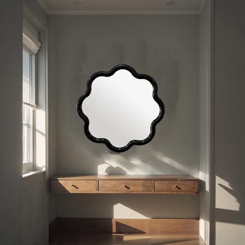 Miroir mural deco pour le salon et la chambre à coucher design chic 40cm - 4