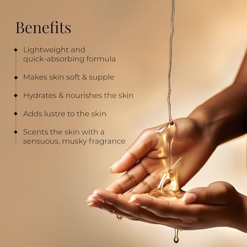 Image of Forest Essentials- After Shower on Wet Skin, After Bath Oil Lime Saffron Oudh||