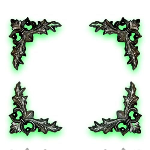 Déco fer Forgé-ROSACE FONTE DECORATION- H130 mm x 130 mm- Jeu de 4 PIECES- Porte Portail battant...