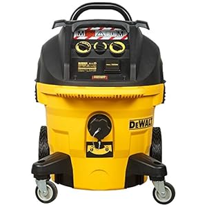 DeWalt Industriële nat- en droogzuiger/bouwzuiger (1.400 watt, klasse M, twee-filtersysteem, 32 mm zuigslang (4 m lengte), incl. AirLock-adapter, trapadapter en zuigzak) DWV902M