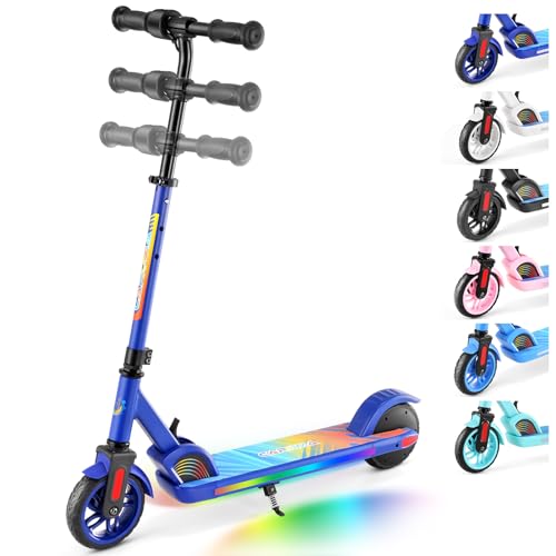Tooluck Electric Scooter Kids E35 PRO, Foldable Electric Scooter for Kids Ages 6-14, Up to 10MPH & 7 Miles, Dark Blue1