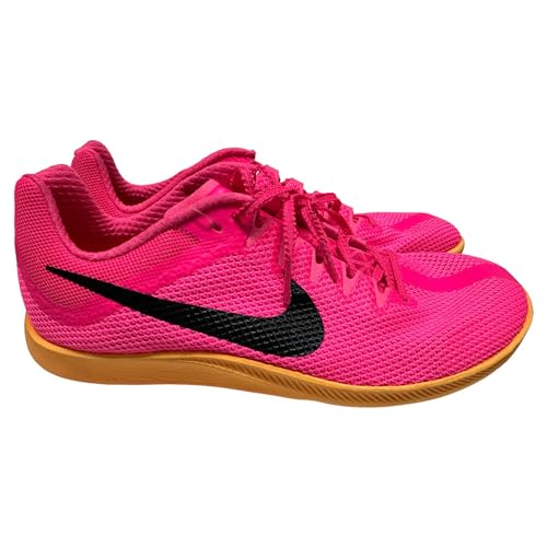 Nike Men's Zoom Rival Distance Track & Field Running Shoes Spikes Hyper Pink/Black/Laser Orange #DC8725-600 - Size Mens 4.5