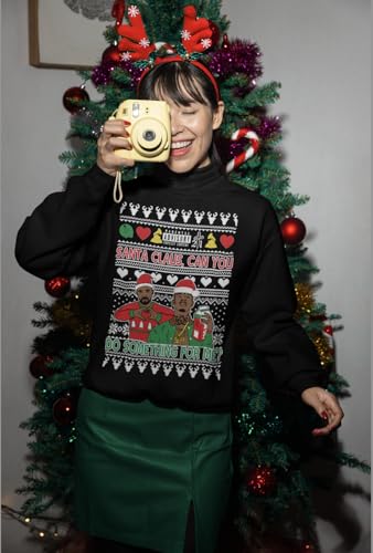 "Santa Can You Do Something for Me Ugly Christmas Sweater Sweatshirt – Your Ultimate Choice for Holiday Humor!3