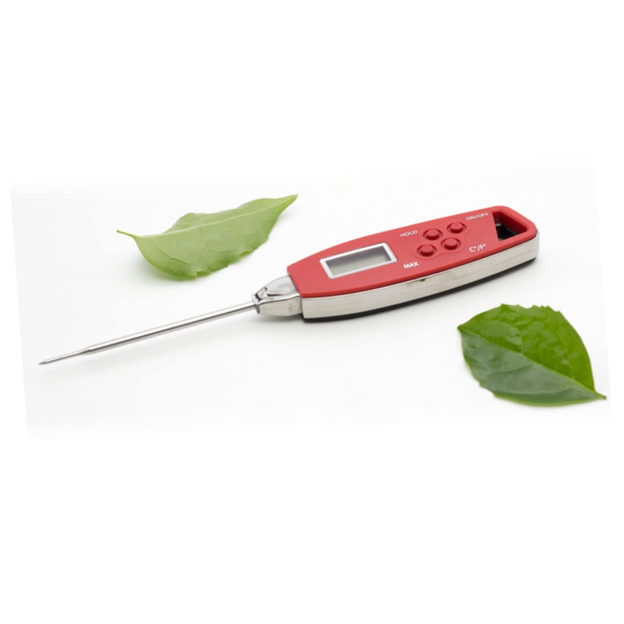 TOPBATHY 2 Pz termometro da cucina indicatore della temperatura del barbecue termometro digitale termometro alimenti termometro per carne Ago termometro per acqua rosso