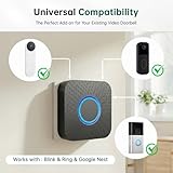 Satisure 2 Pack Smart Wireless Doorbell Chime, 3 in 1 Doorbell Extender - Compatible with Ring & Blink & Google Nest Video Doorbell, No Wiring Needed, Easy Setup Receiver - Image 2