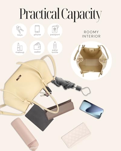 Bolsos Tote Pequeños para Mujer con Asa Superior y Correa Desmontable miniatura 4