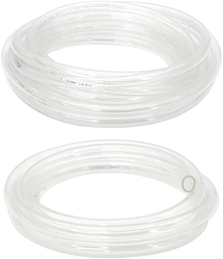 DAVCO Clear Vinyl Tubing, Low Pressure Flexible PVC Tubing, Heavy Duty UV Chemical Resistant Lightweight Plastic Vinyl Hose, BPA Free and Non Toxic