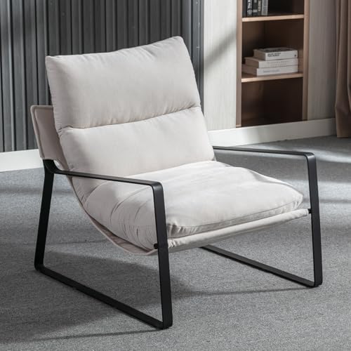 Fauteuil de Salon Moderne en Chenille Fauteuil Chambre Confortabl...