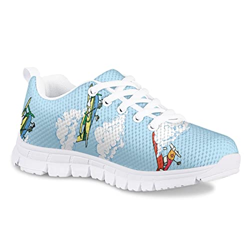 Kids Cute Tennis Running Shoes Graphic Print Lightweight Walking Athletic Sneakers for Girls Boys2