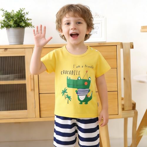 Image of LMYOVE Casual round-neck short-sleeved T-shirt and short suit summer beachwear