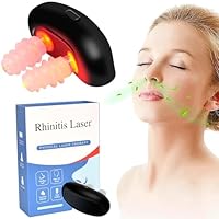 Colexy Respi Relief Rotlicht Nasaltherapiegerät, Tragbar RespiRelief Rotlicht, Infrarot-Rhinitis-Gerät, Intelligentes Infrarot-Nasenberuhigungsgerät für Allergische Chronische Rhinitis