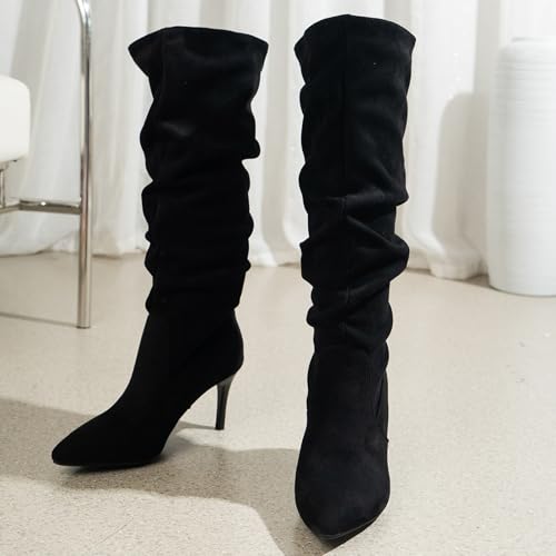Botas de media caña para mujer con tacón estable que estilizan sin cansar tus pies 3