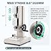 Mxmoonfree Force Gauge Stand Manual Force Test Stand, Hand Wheel Operated, with 220mm/8.6’’ Stroke, 1000N Load Capacity, 2 Pcs Testing Clamp, Compression and Tension Testing (for ZMF/EF Force Gauge)