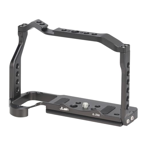 Cage FOTGA en alliage d'aluminium pour Nikon Z50 avec poignée supérieure ergonomique