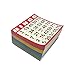 JUNWRROW Bingo Paper Game Cards - 500 Sheets (100 Books of 5 Colors) - 4