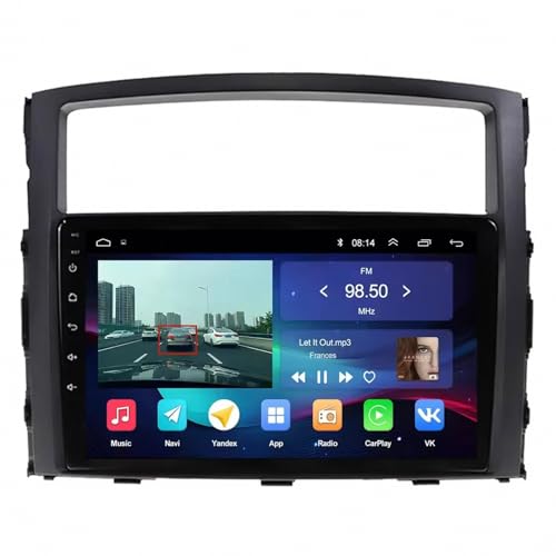 Navegador GPS para Mitsubishi Pajero 4 V80 V90 Pantalla Táctil 1G 16G 4 Núcleos Mapas sin Conexión