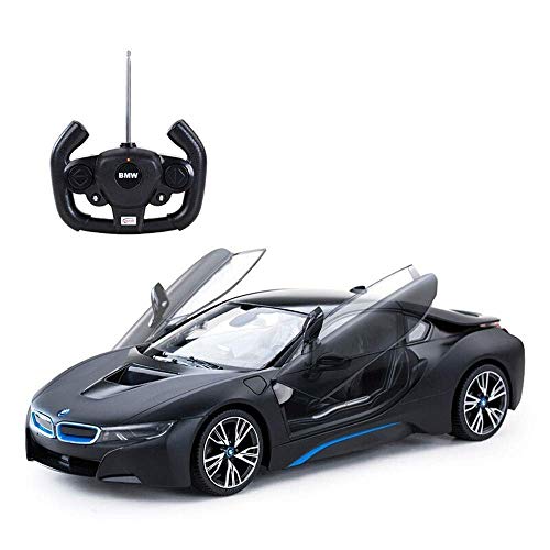 LY88 RC 1:14 Concept Sports White Radio Control Escala Modelo Big Toys Direct 12V Niños Paseo en batería Coche RC Remoto Remoto Matt Black Power
