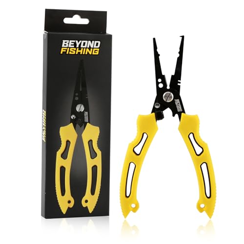 Beyond Fishing QuickRig 7 inch Fishing Pliers – Black