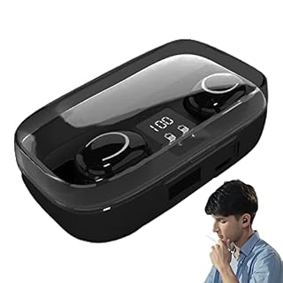 changmiao Écouteur Bluetooth 5.2 | Écouteurs à Affichage numérique avec boîtier de Charge 2000 mAh,Casque d’oreille de… - Les Beatles, Paul McCartney, John Lennon, RIngo Starr, George Harrison