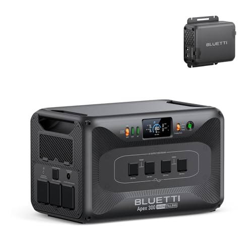 BLUETTI Apex 300 Solar Generator & 560W Charger 1 2764.8Wh Power Station