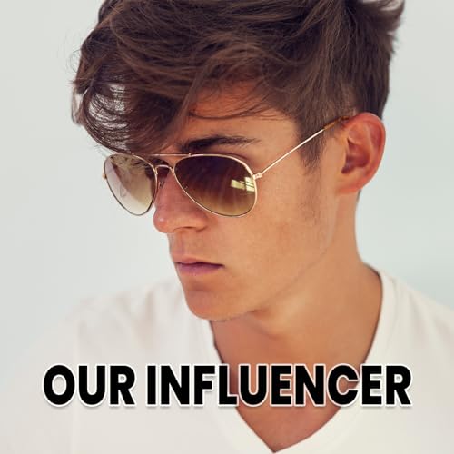 Image of DUCO Classic Aviator Sunglasses for Men Women Retro Polarized Sun Glasses UV400 Protection Driving Fishing 3025