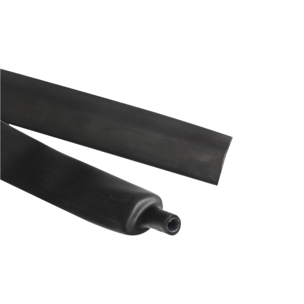 Guaina termorestringente impermeabile, Tubo termorestringente a doppia parete con colla rapporto 3:1 diametro 1,6-120 mm nero(90MM*1METER)