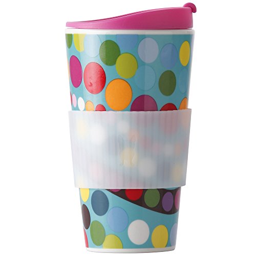 French Bull 16 oz. Traveler - Porcelain Mug - Coffee, Car, Lid, Tea - Bindi