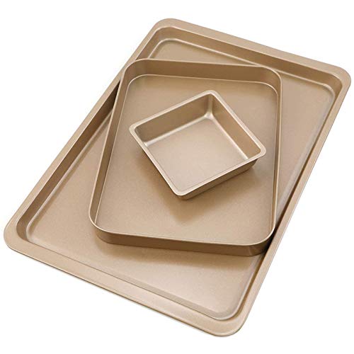 Amazon | ベートレイセット、 ノンスティッククッキーパンセット プロ