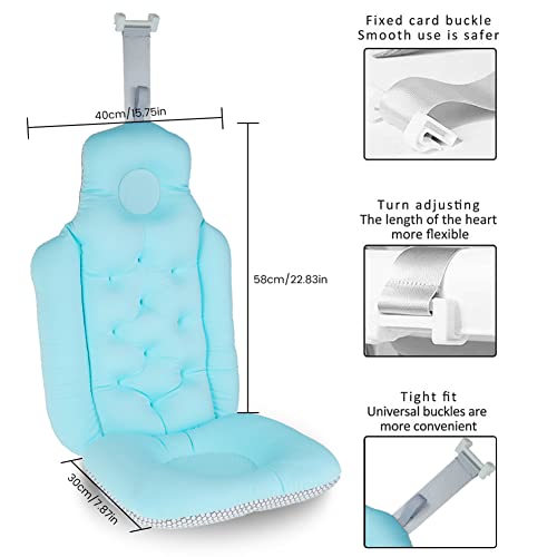 Coussin de bain complet antidérapant et matelas de baignoire ergonomique