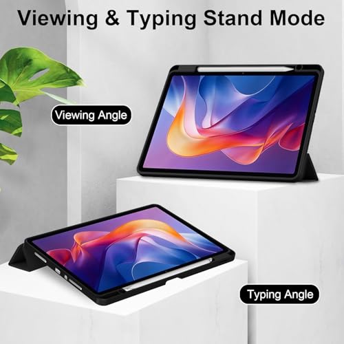 Image of ProElite Case Cover for Xiaomi Redmi Pad 2 11 inch Cover, Transparent Flip Case for Xiaomi Redmi Pad 2 11 inch Case Cover with Pen Holder, Eiffel
