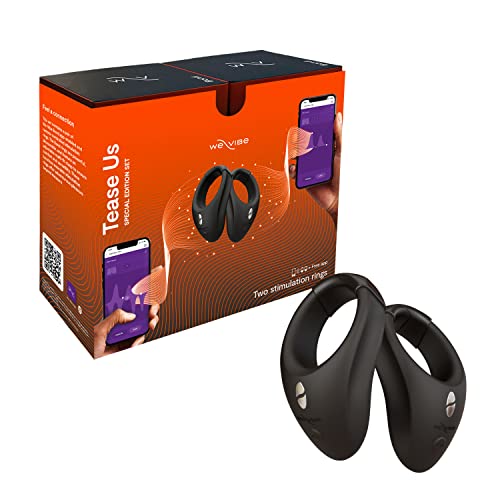 We-Vibe Tease Us Bond Black esposas de sumisión para estimulación erótica y juegos de pareja