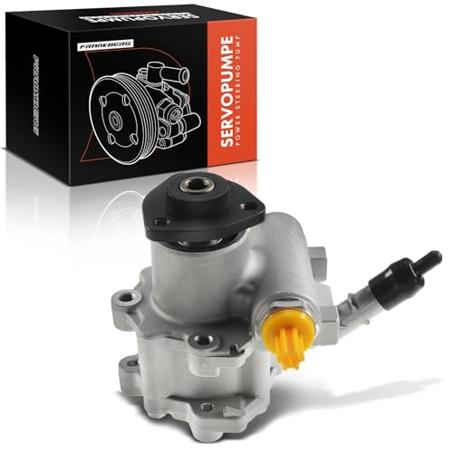 Frankberg Bomba Hidráulica de Dirección Asistida sin Poleas Compatible con 1er E81 E87 E88 E82 2.0L 2004-2013 3er E90 2.0L 2004-2013 X1 E84 2.0L 2009-2015 Sustituir# 32416788838