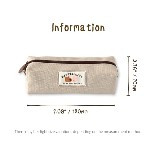 Image of Monolike Block Pencil case (Happy and Lucky Block Pen case, Beige)