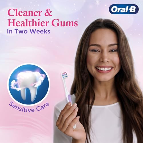 Image of Oral-B Sensitive Expert Ultra Soft Manual Toothbrush For Adults, Sensitive Teeth And Healthier Gums, Ultra Soft Bristles, Multicolour Tooth Brush Set, Oral B Dentist Recommended Brand (Pack of 2)